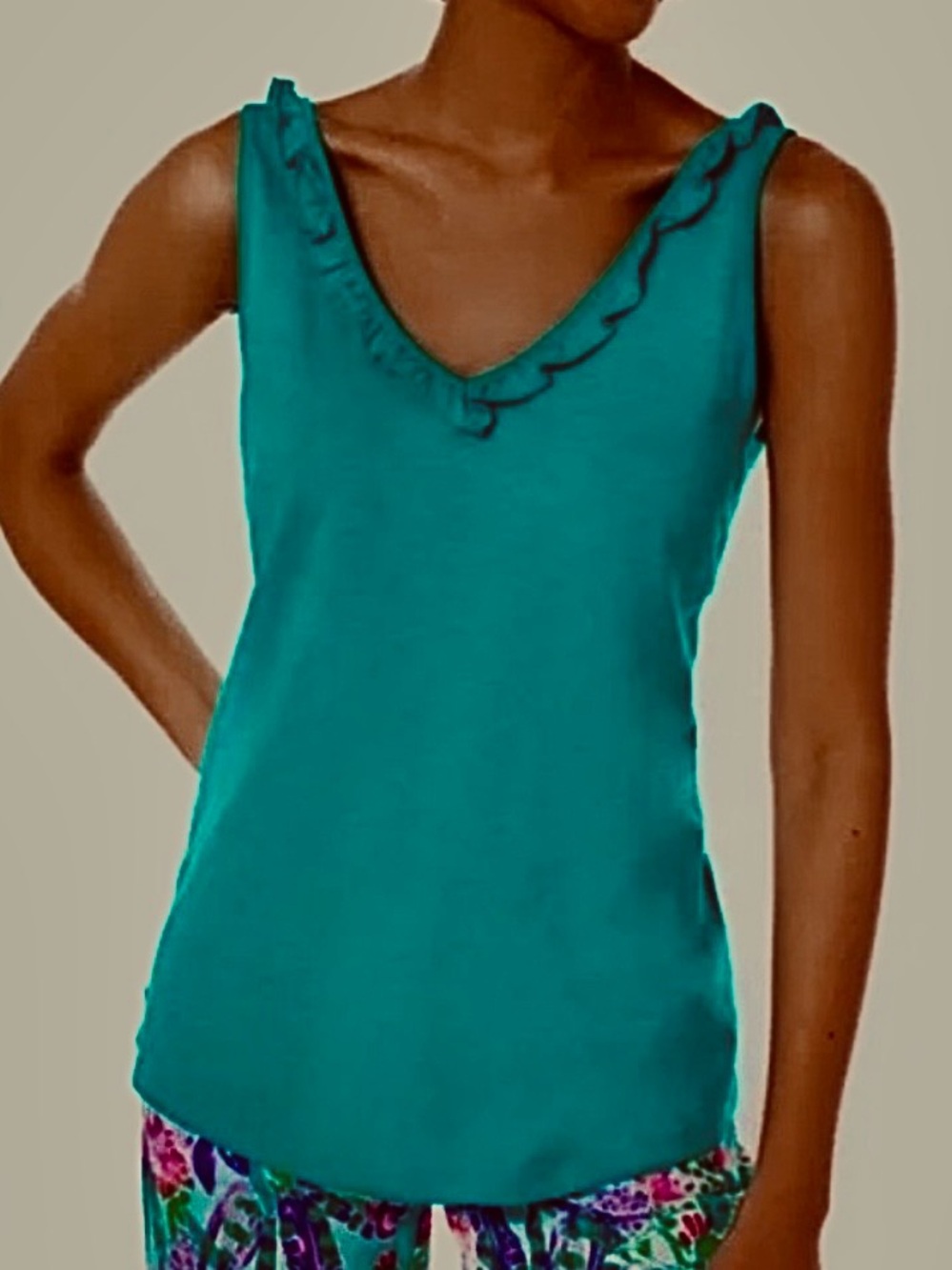 NWOT- Lilly Pulitzer Gigi Ruffle Top